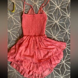 Peachy Sleeveless skort Dress with Lace Details NWT size small juniors Rue 21